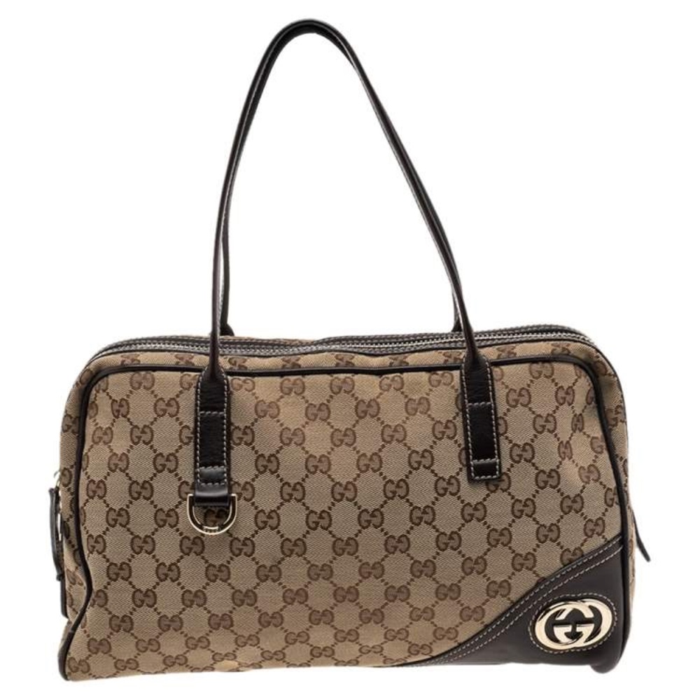 Vintage Gucci GG Britt Boston Bag